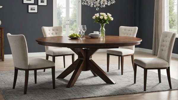 Table ronde extensible : élégance et praticité pour votre maison
